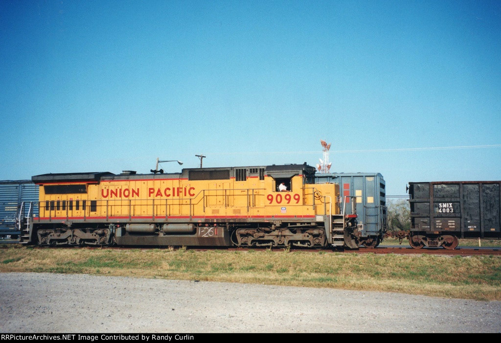 UP 9099 the Harlingen Switcher 